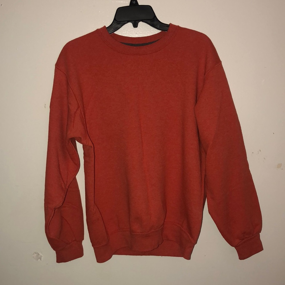 Orange sweatshirt